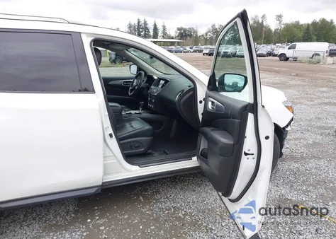 2017 Nissan Pathfinder Sl z USA, uszkodzony, nr VIN 5N1DR2MM9HC633876